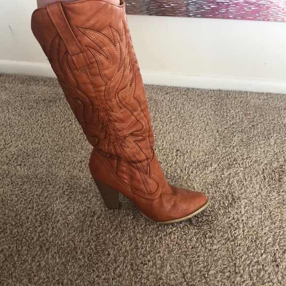 cowgirl boots knee high